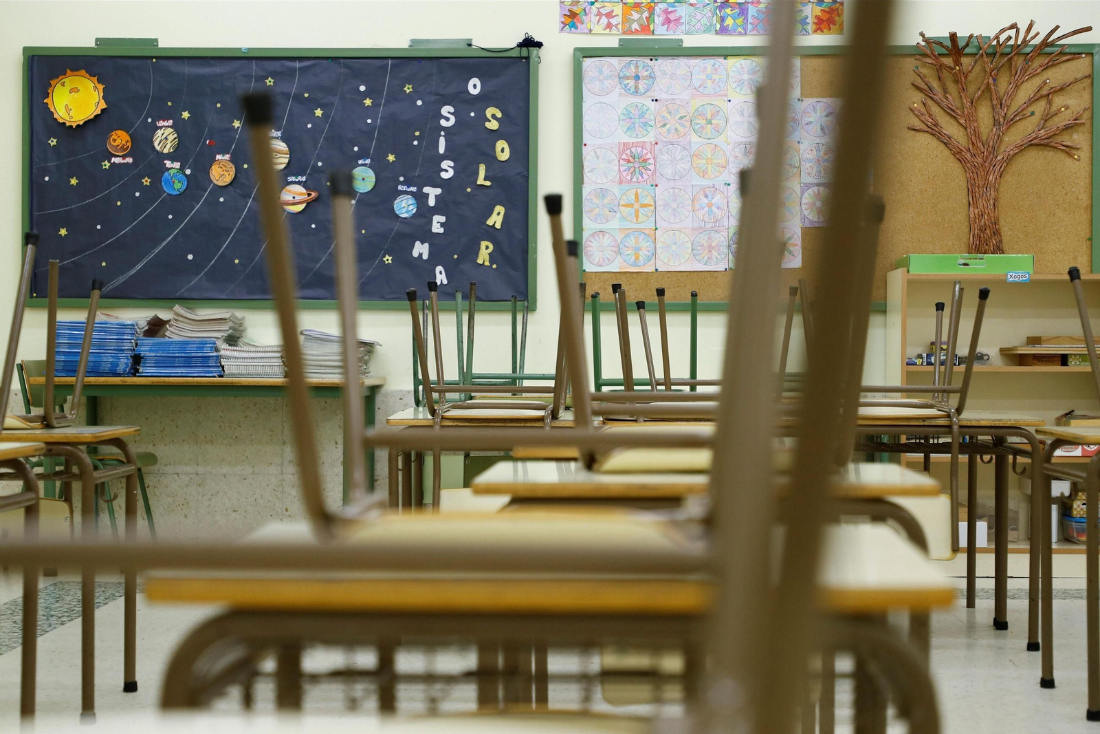 La suspesión de clase afecta a los municipios en alerta naranja.