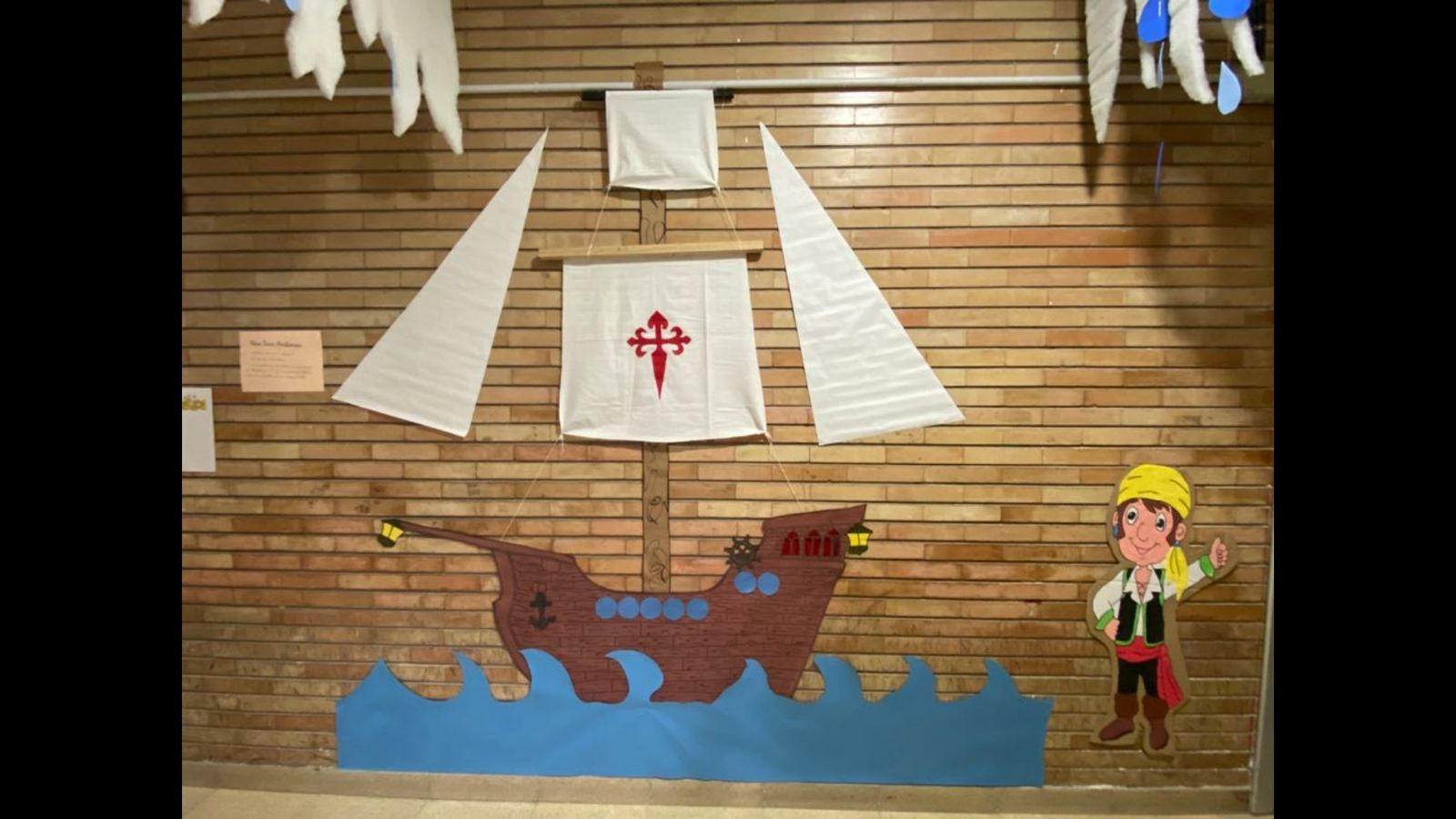 Uno de los murales elaborados para esta semana de 'Dale la Vuelta al Mundo'.