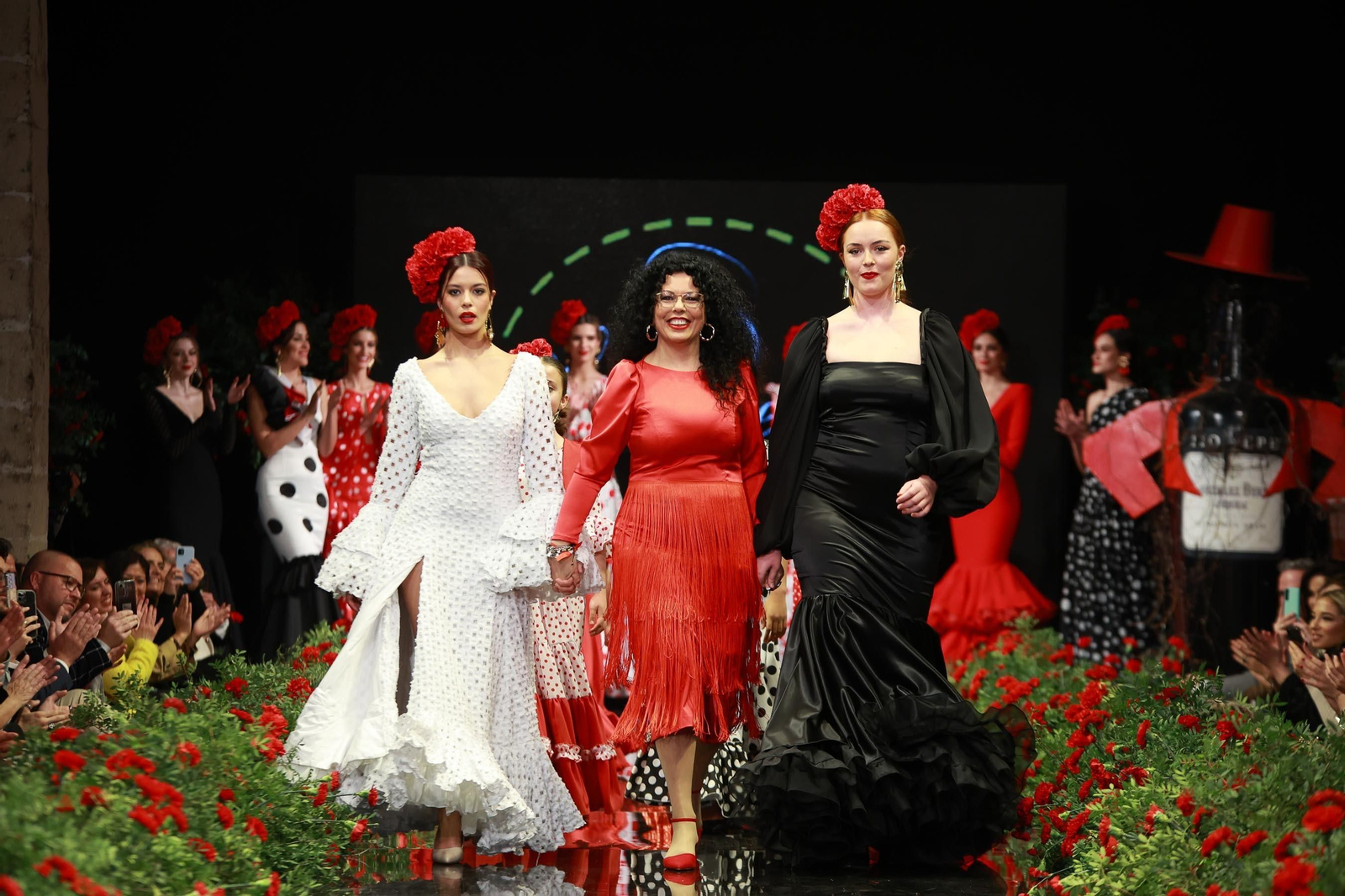 Desfile de Isabel Avedú en la Pasarela Flamenca Jerez Tío Pepe 2023