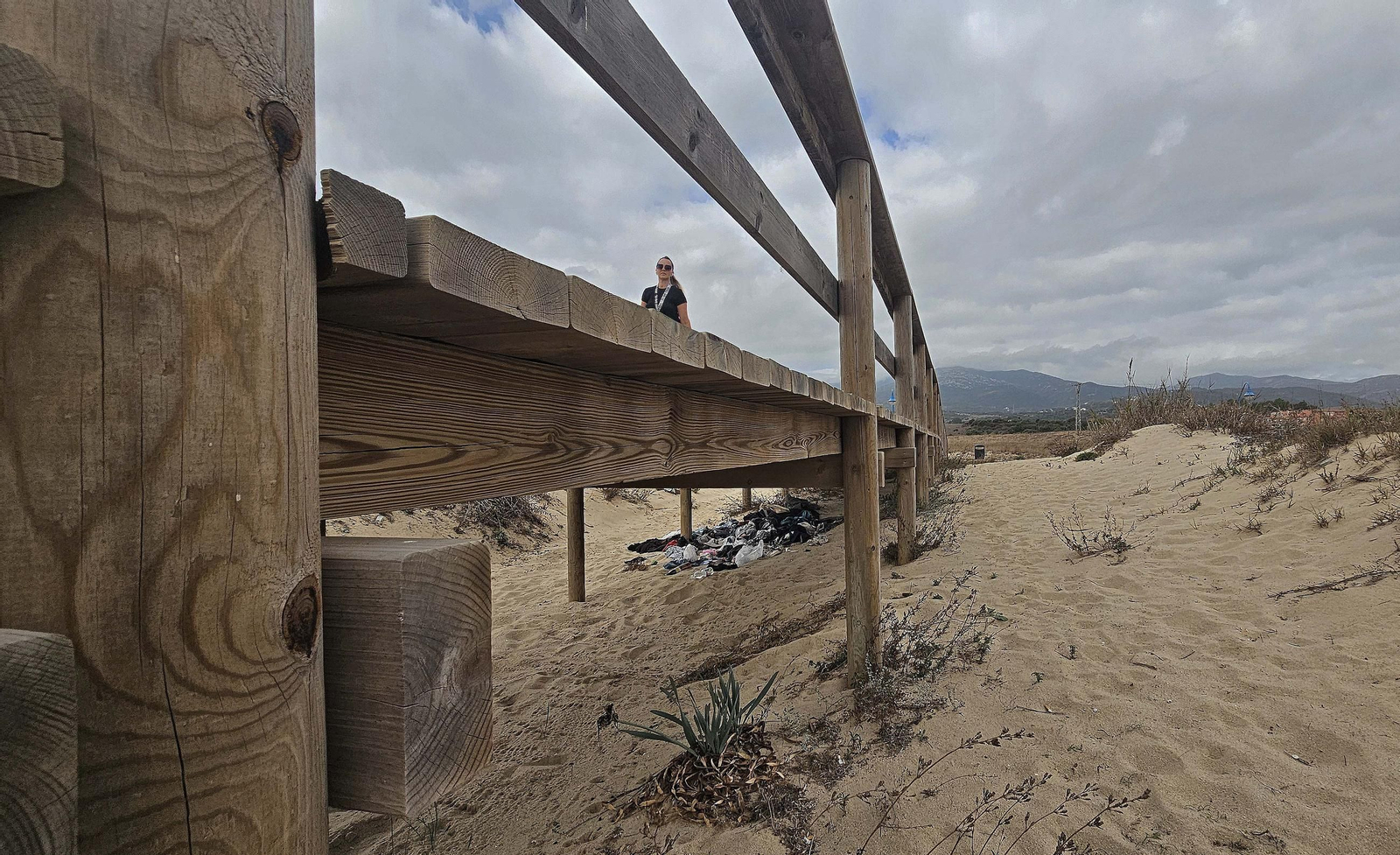Fotos de los desperfectos en las barriadas de Getares en Algeciras