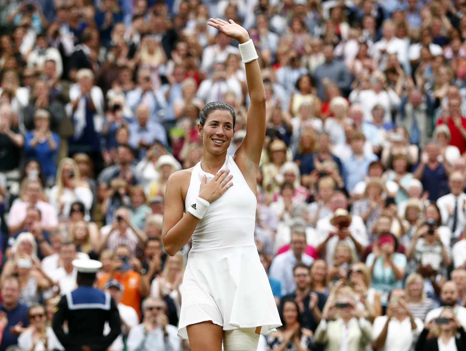 Las imágenes de la final Muguruza-Venus Williams de WImbledon