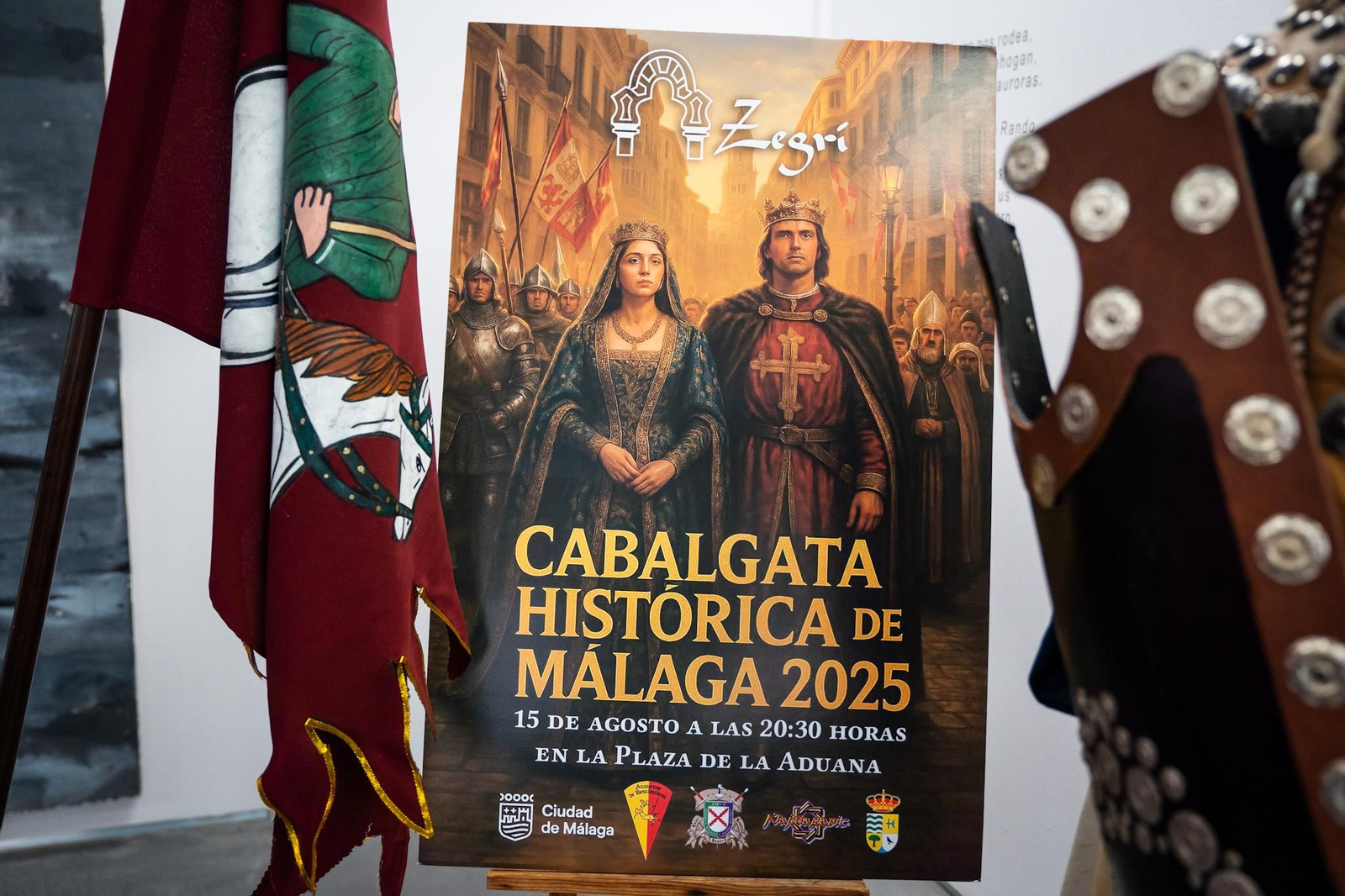 Cartel de la Cabalgata Histórica de Málaga.