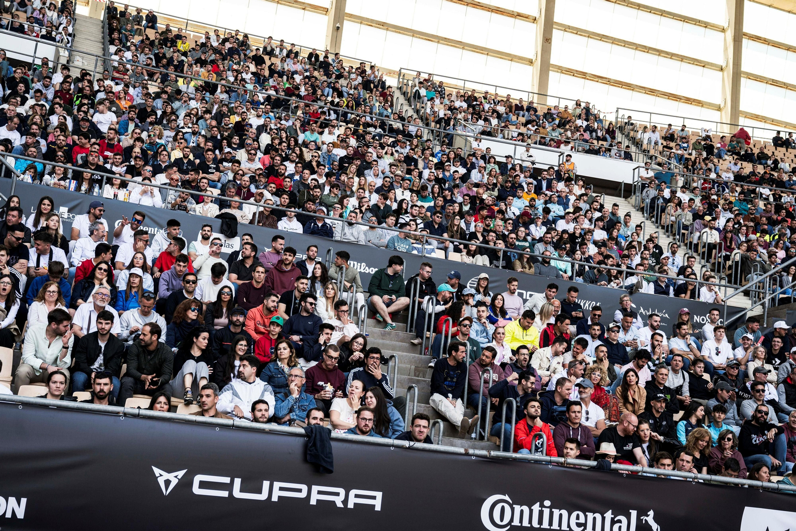Las mejores fotos de los cuartos de final del pádel en el Estadio de la Cartuja