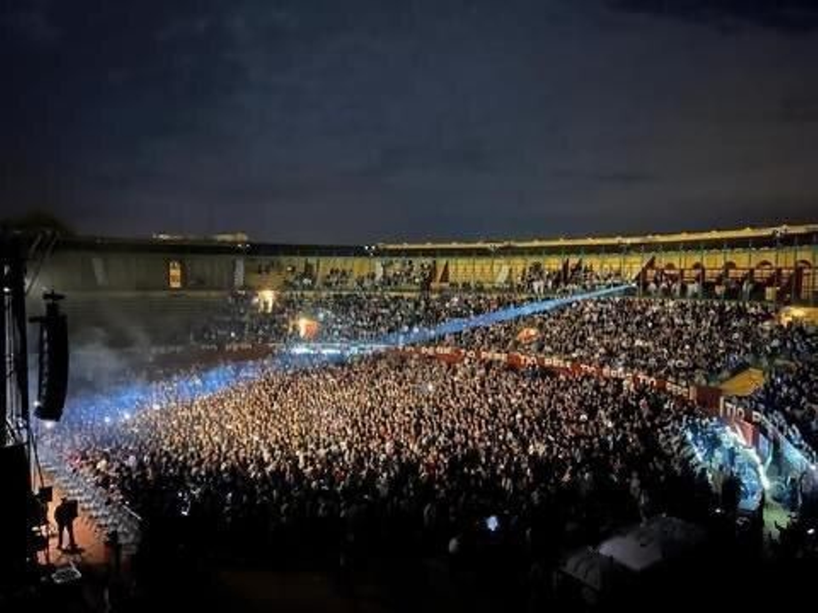Concierto de Raule en la plaza de toros de Jerez, a finales de abril.