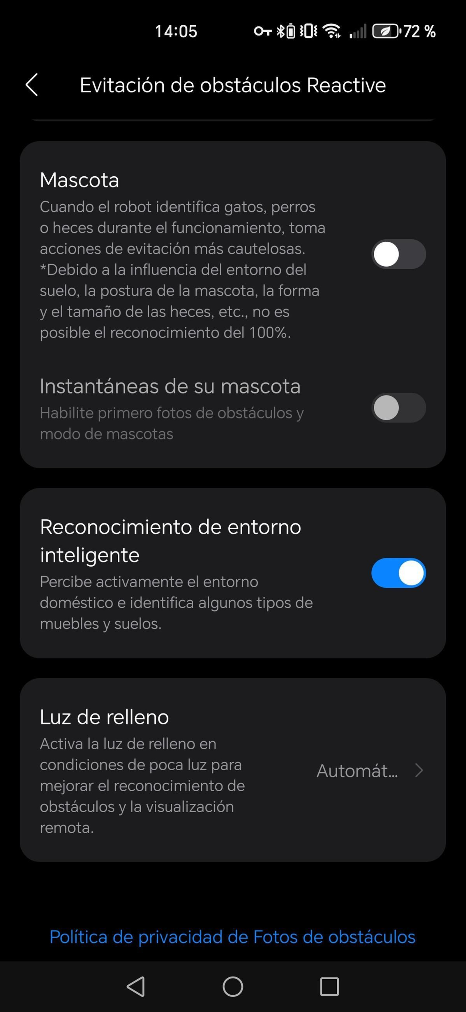Aplicación Roborock - Robot aspirador Saros Z70