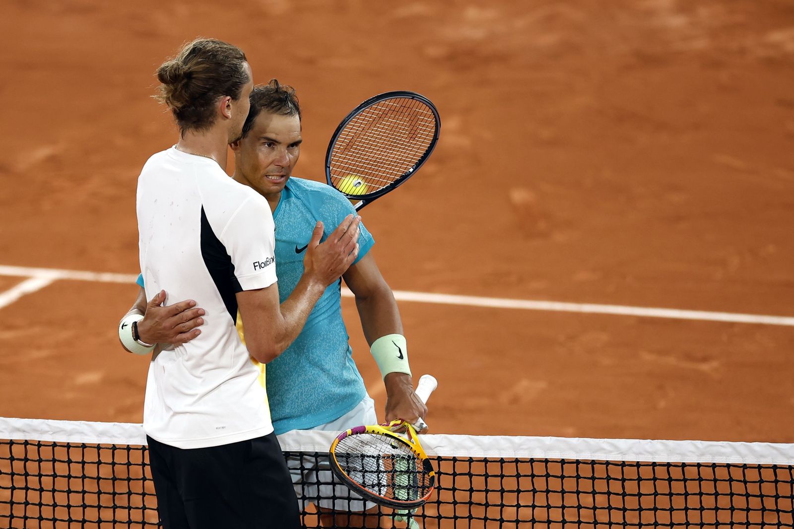 Las fotos del adiós de Nadal en Roland Garros
