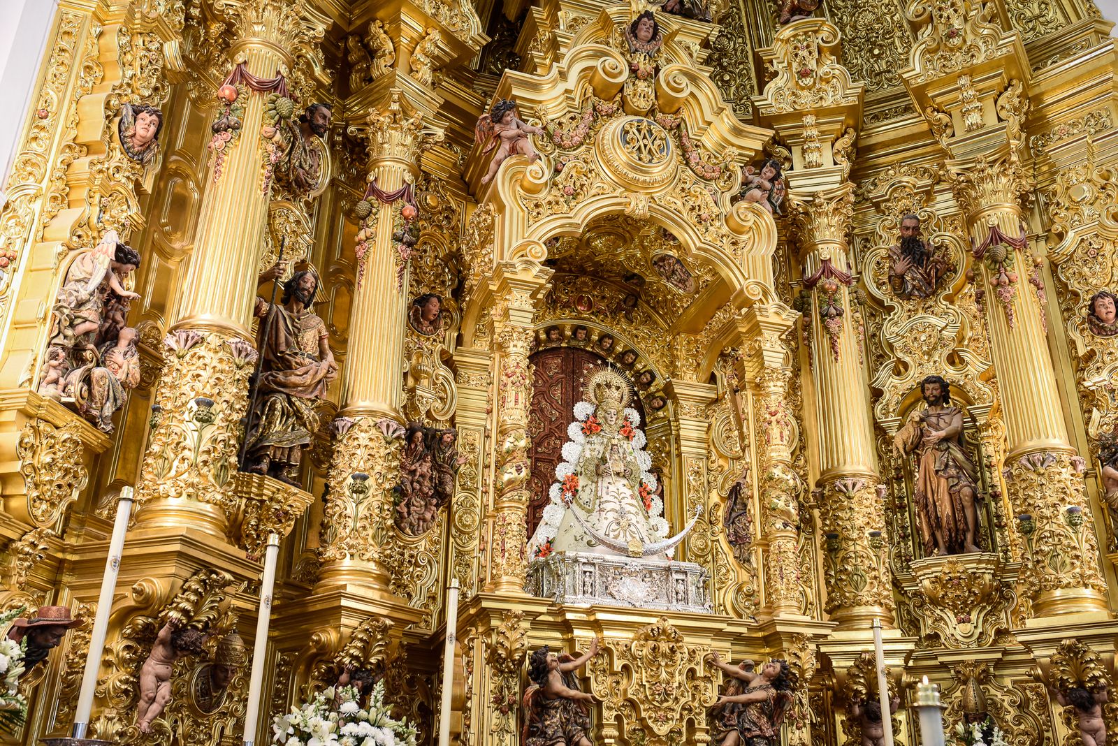 Imágenes del ambiente en la Aldea de El Rocío el domingo 26 de febrero
