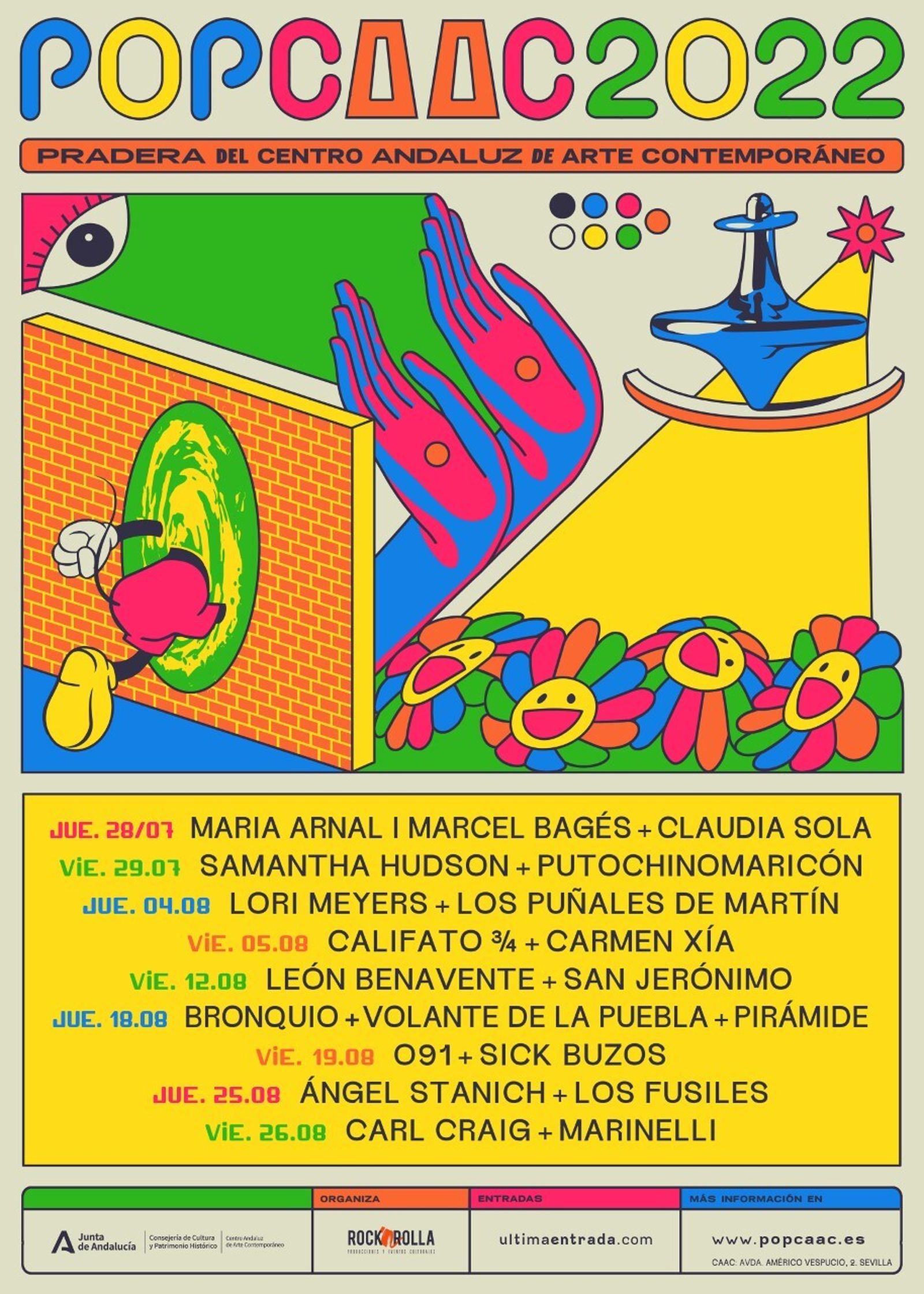 El cartel diseñado por Ezequiel Barranco.