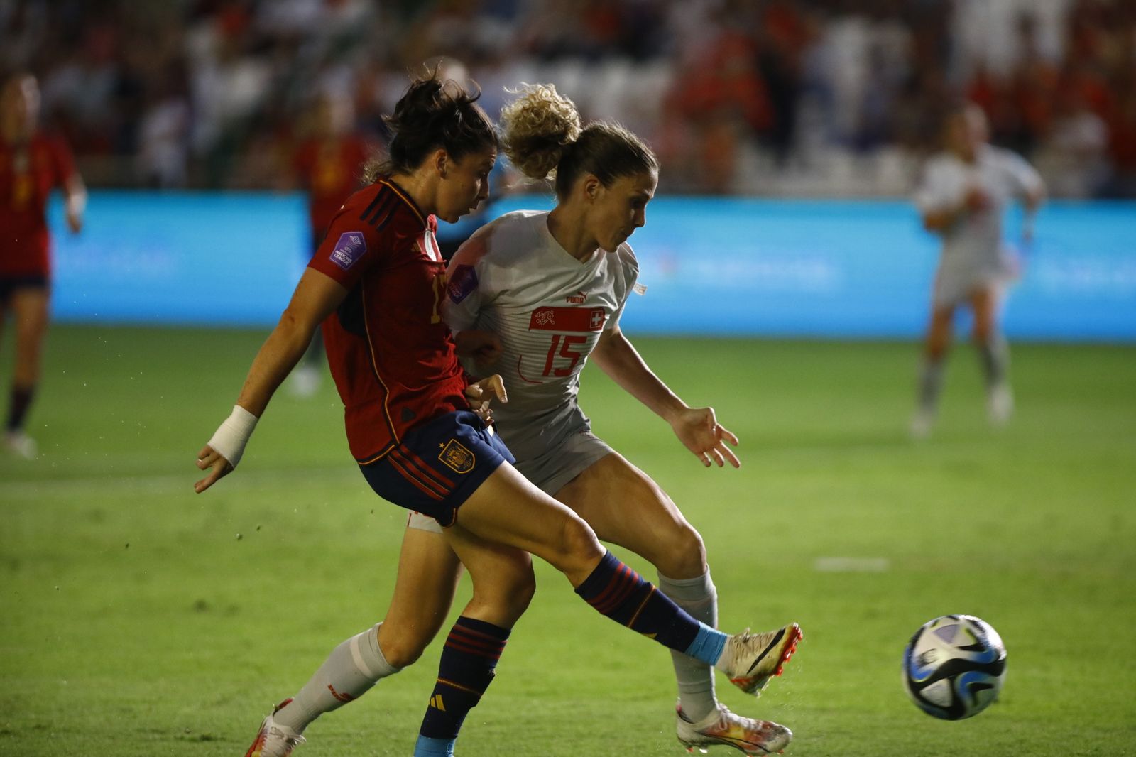 Las mejores fotos de la victoria de España ante Suiza en El Arcángel de Córdoba