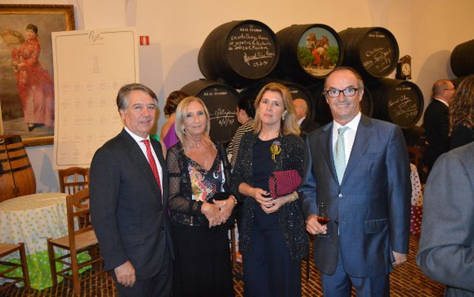 Javier Manrique, Ana León, Sonia García Jarana y el pintor Fermín Villaescusa, coincidieron en el evento.

Foto: Ignacio Casas de Ciria