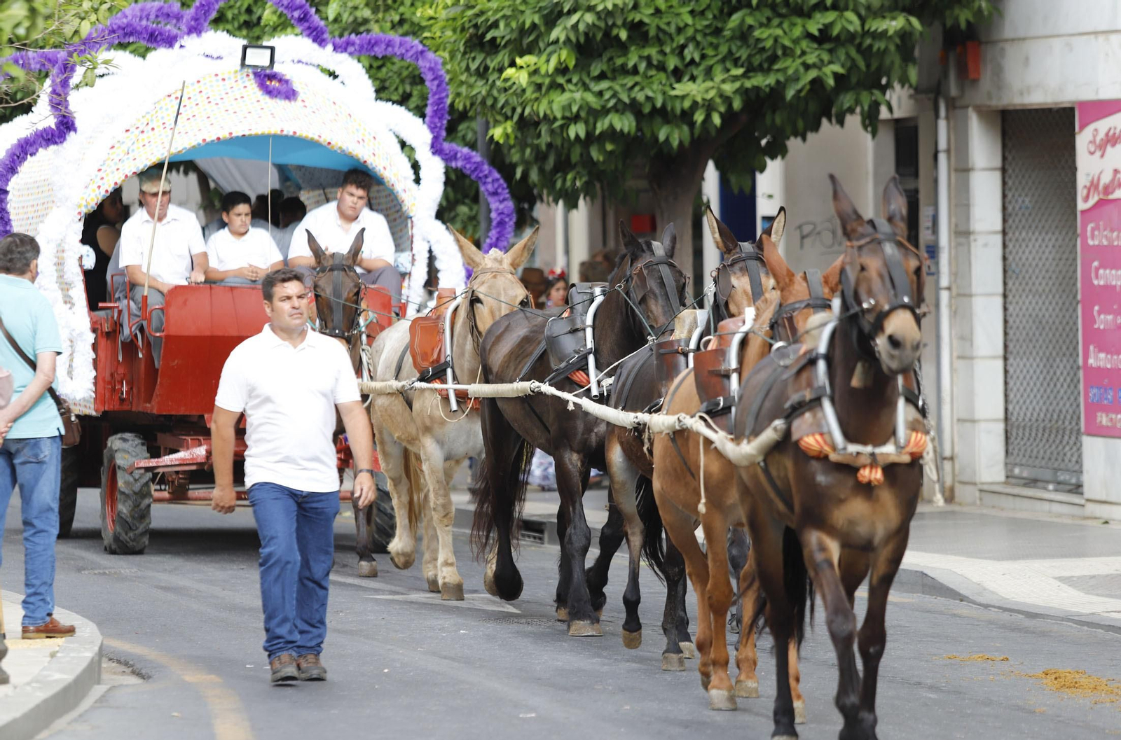 Imágenes de Emigrantes a su paso por el colegio Santo Ángel