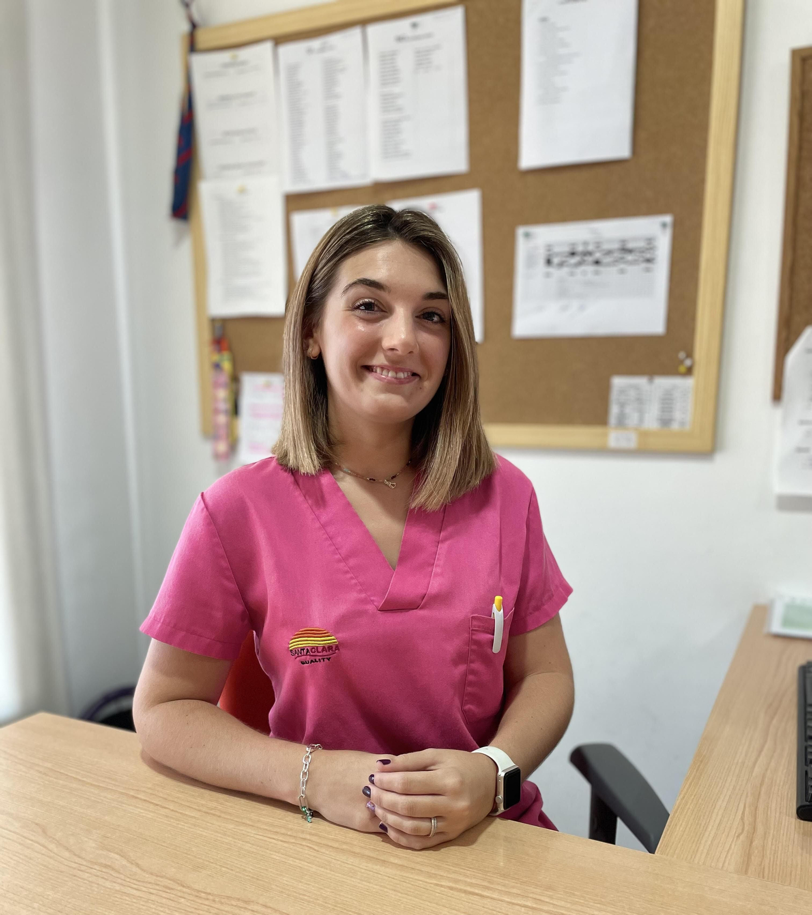 Lourdes López, trabajadora social de Residencial La Torre