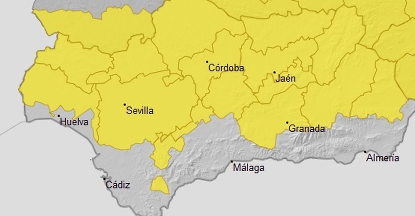 Jerez, de momento, se ha librado de la alerta amarilla por fuertes lluvias