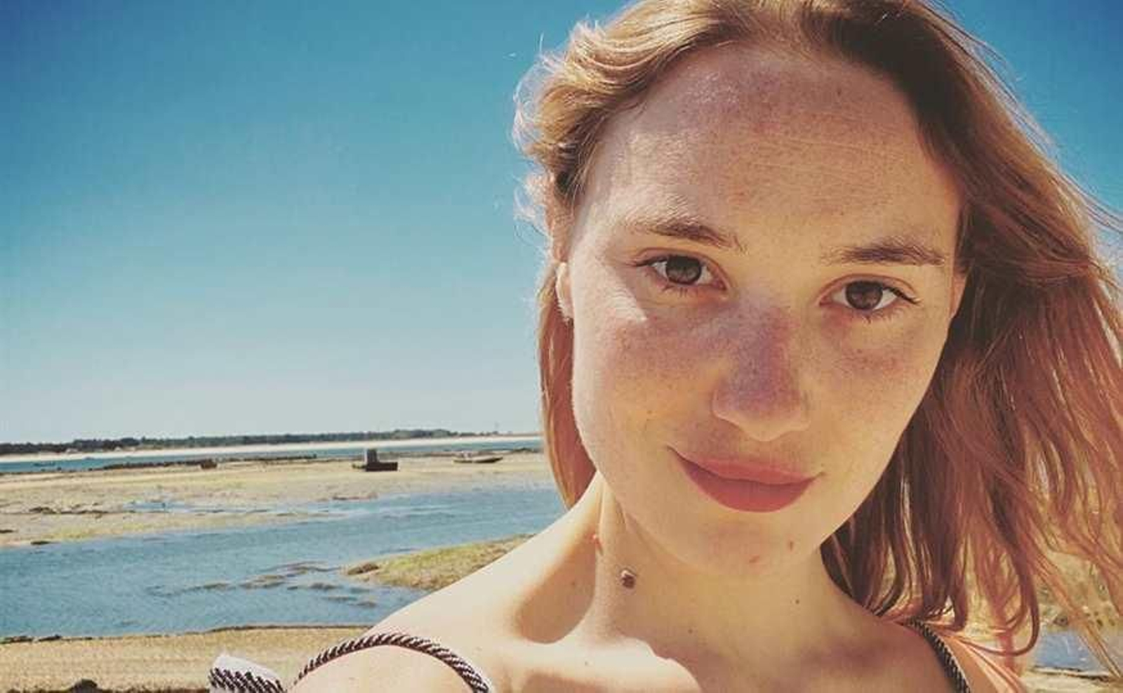 Deborah François en una foto compartida en las redes