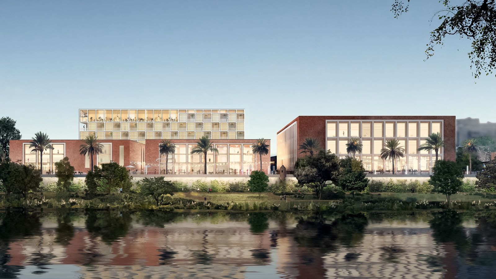 Boceto del proyecto para la fábrica de tabacos de Altadis en Sevilla.