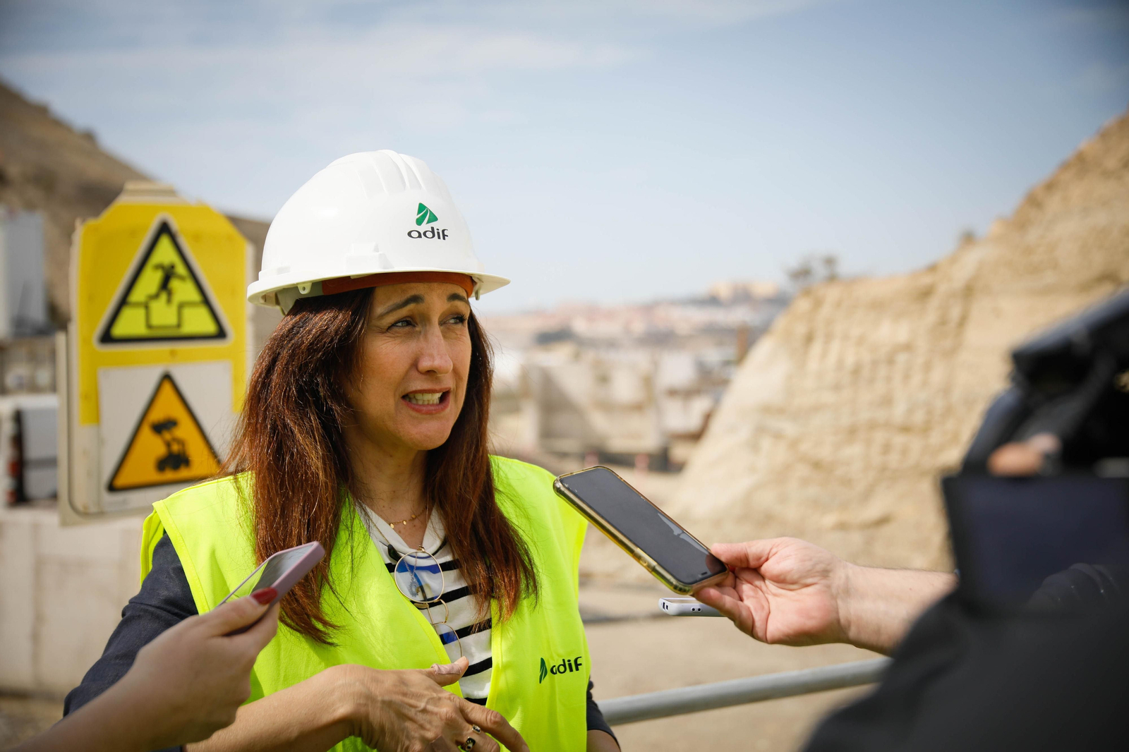 Así están las obras del túnel de Viator en la línea de alta velocidad de Adif, en imágenes