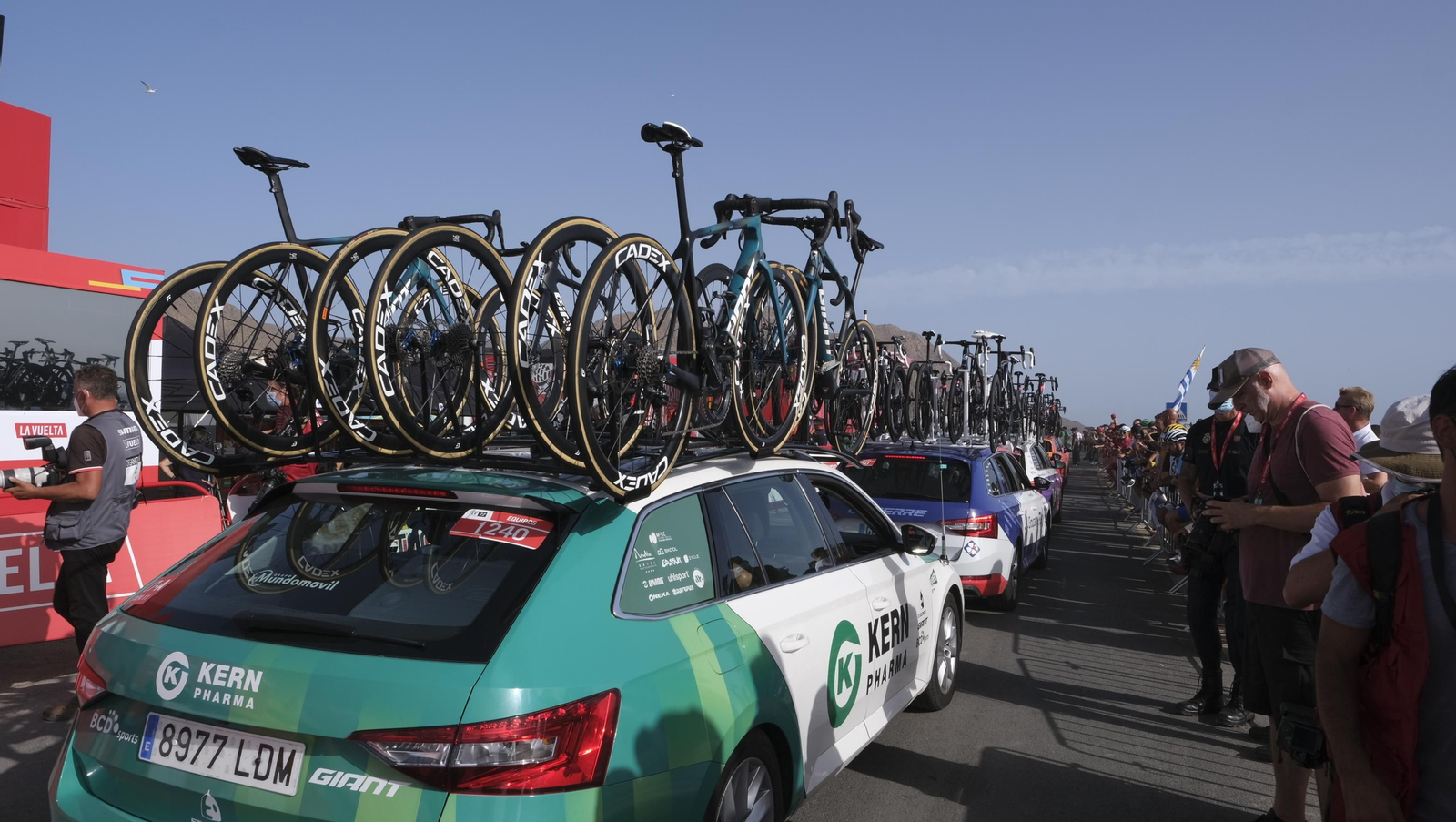 Imágenes de la etapa de la Vuelta a España con llegada en Cabo de Gata, Almería