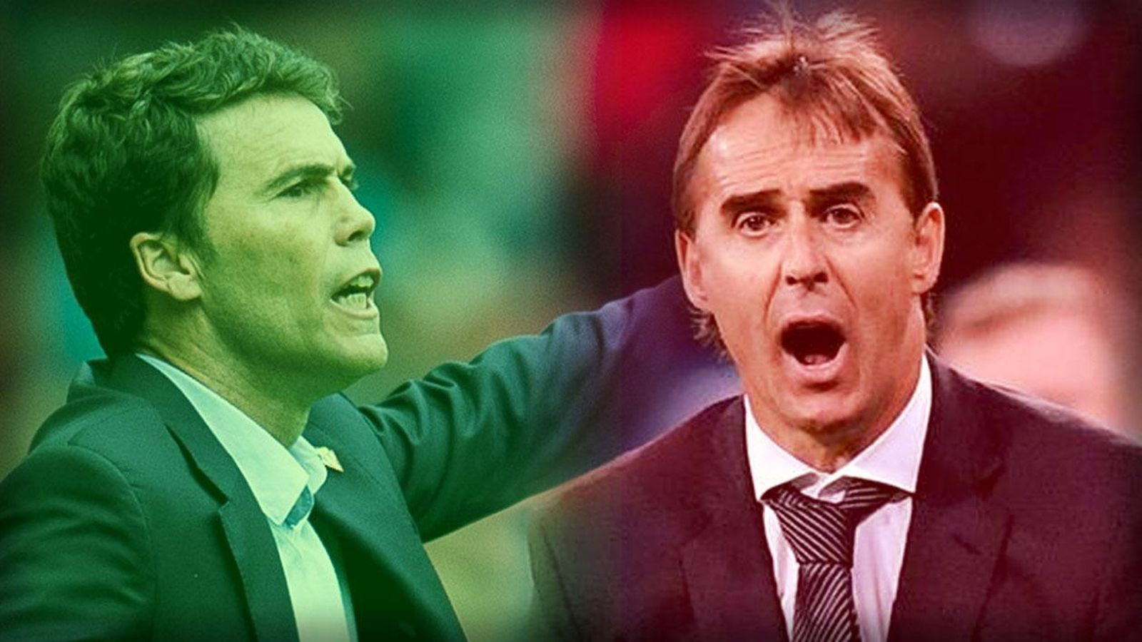 Rubi y Lopetegui, entrenadores del Betis y el Sevilla FC