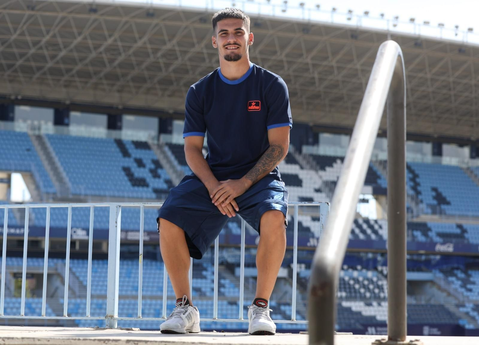 Las fotos de la entrevista a Chupete, jugador del Málaga CF