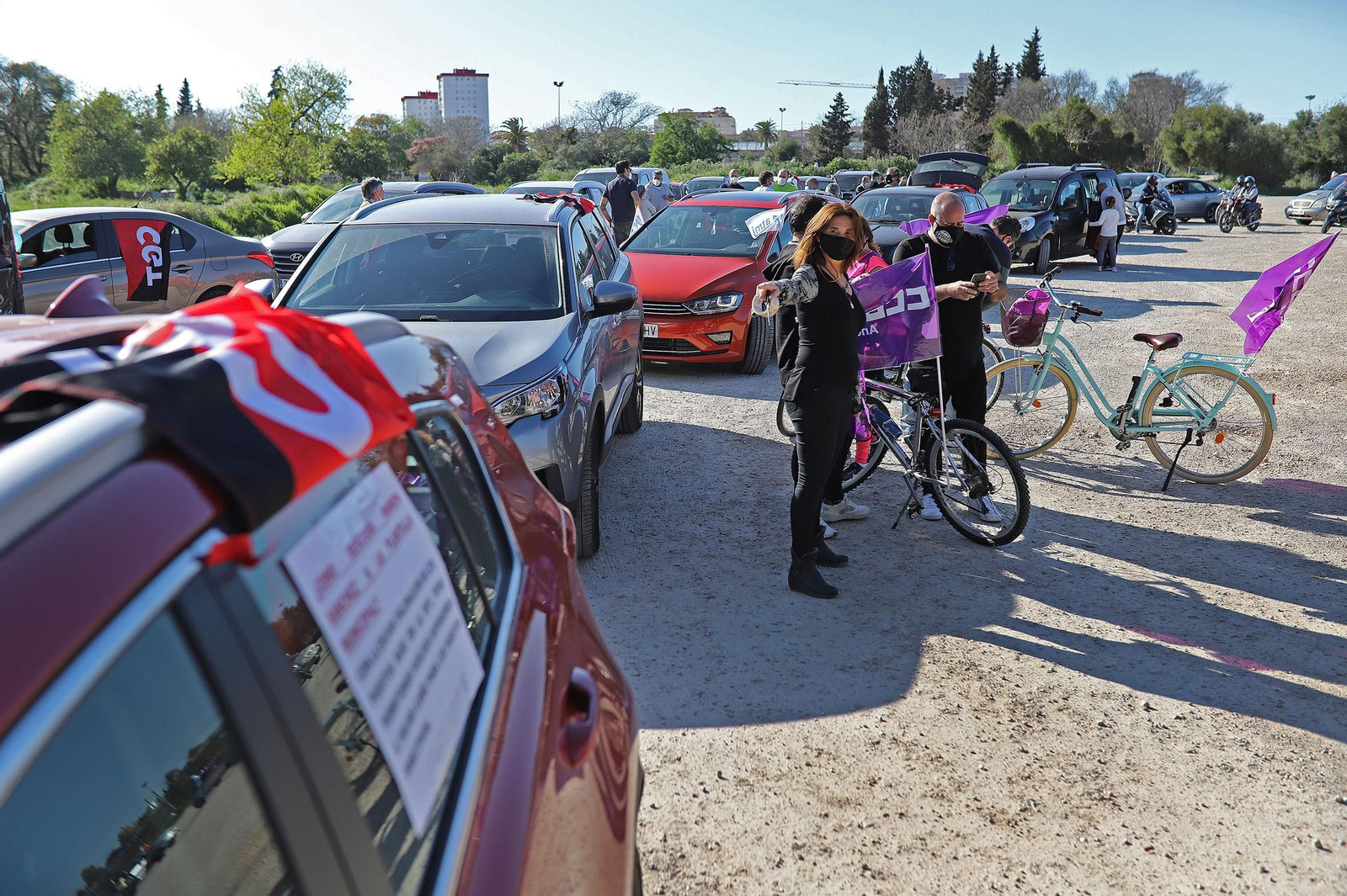 Carvana se protesta de los sindicatos contra el gobierno municipal.