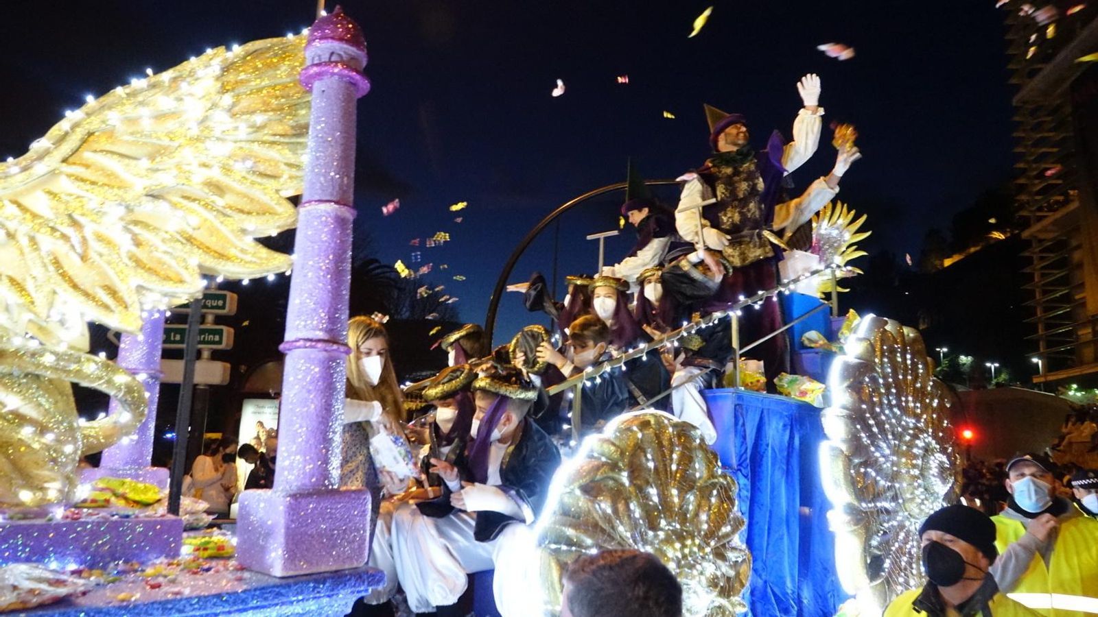 La Cabalgata de Reyes Magos de Málaga de 2022. La Cabalgata de Reyes Magos de Málaga de 2022.