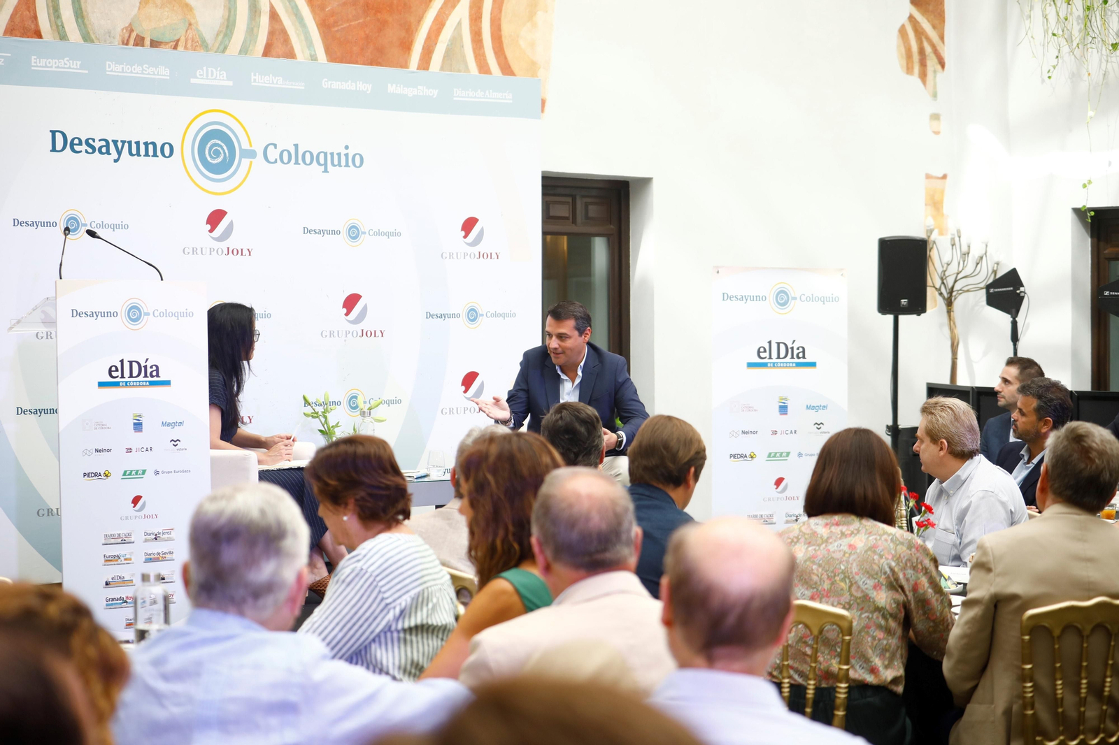 El desayuno-coloquio de 'El Día' con Bellido, en imágenes.