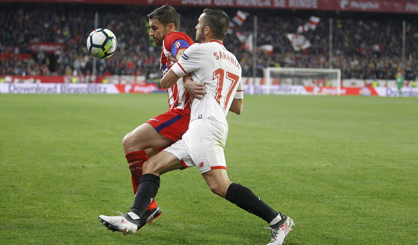 Las imágenes del Sevilla-Atlético de Madrid