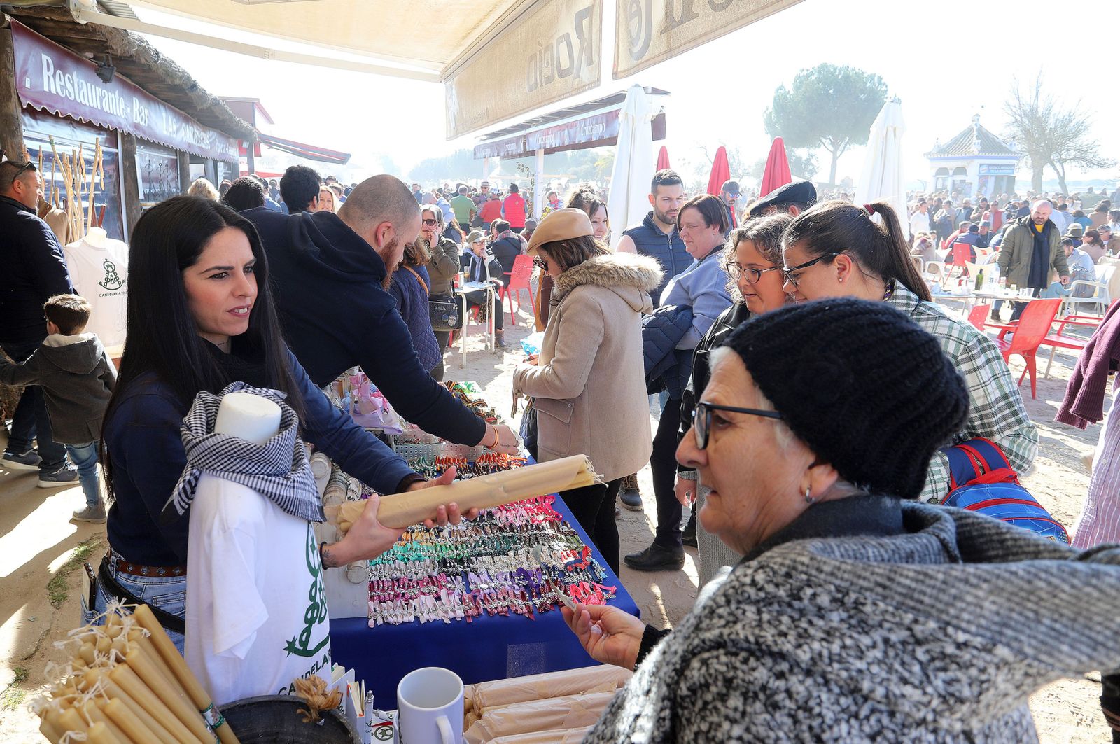 Imágenes de la celebración de la Candelaria en El Rocío
