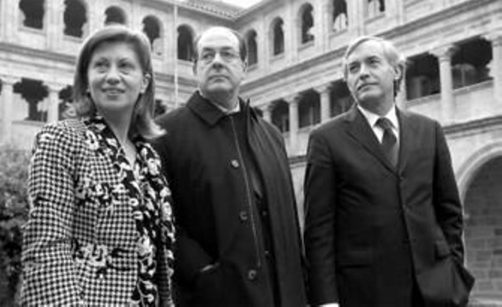 La ministra de Agricultura, junto a los de Portugal y de Italia, antes de la reunión de ayer en Orense