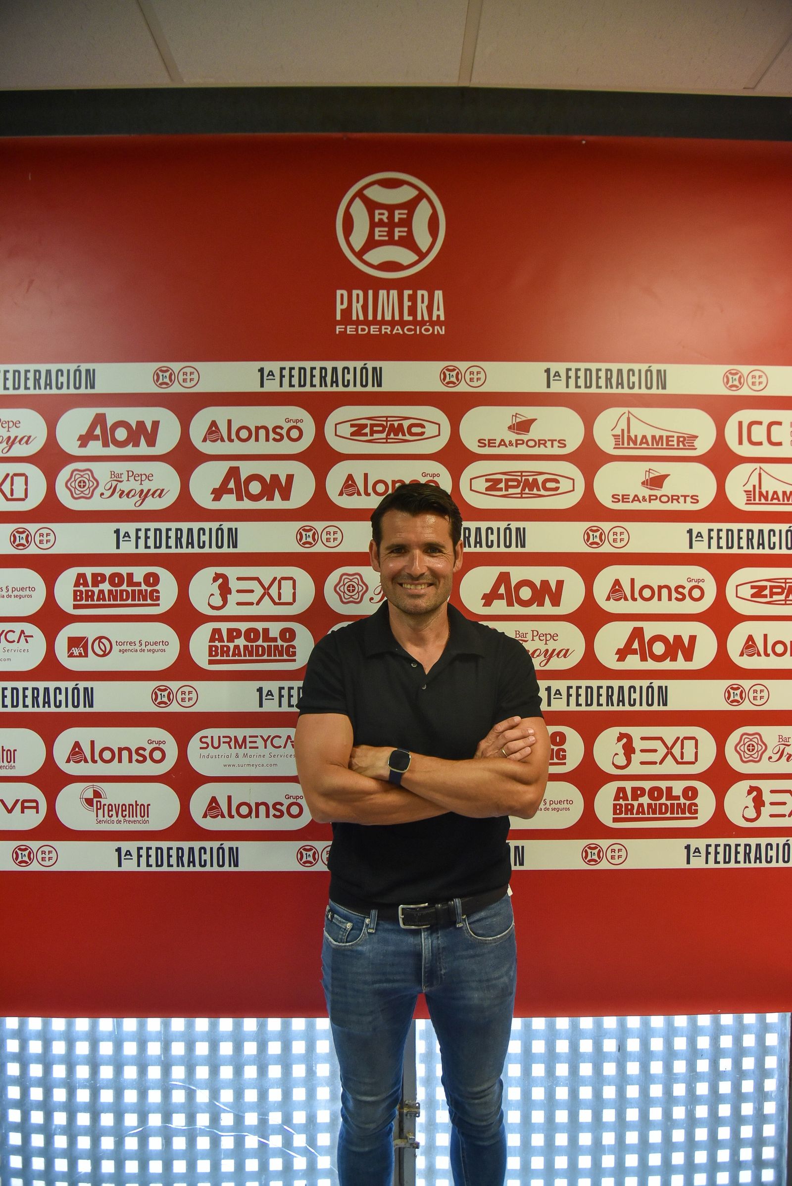 Las fotos de la presentación de Lolo Escobar como entrenador del Algeciras CF