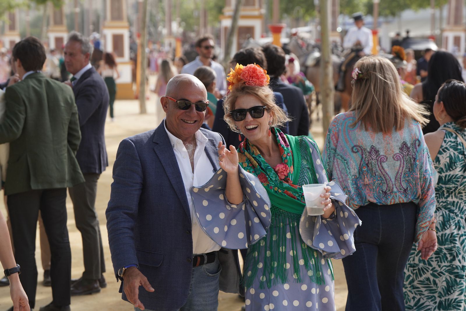 Búscate en las fotos  del jueves en la Feria de Jerez