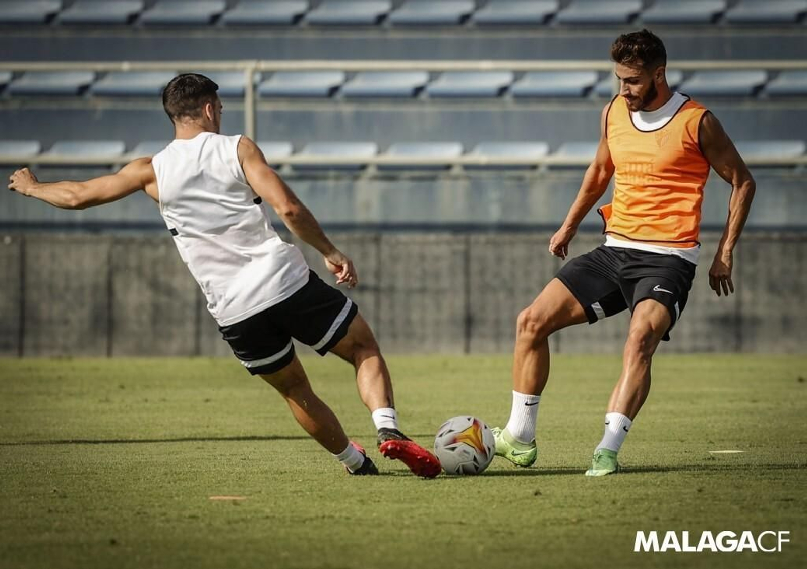 Luis Muñoz, en un entrenamiento.
