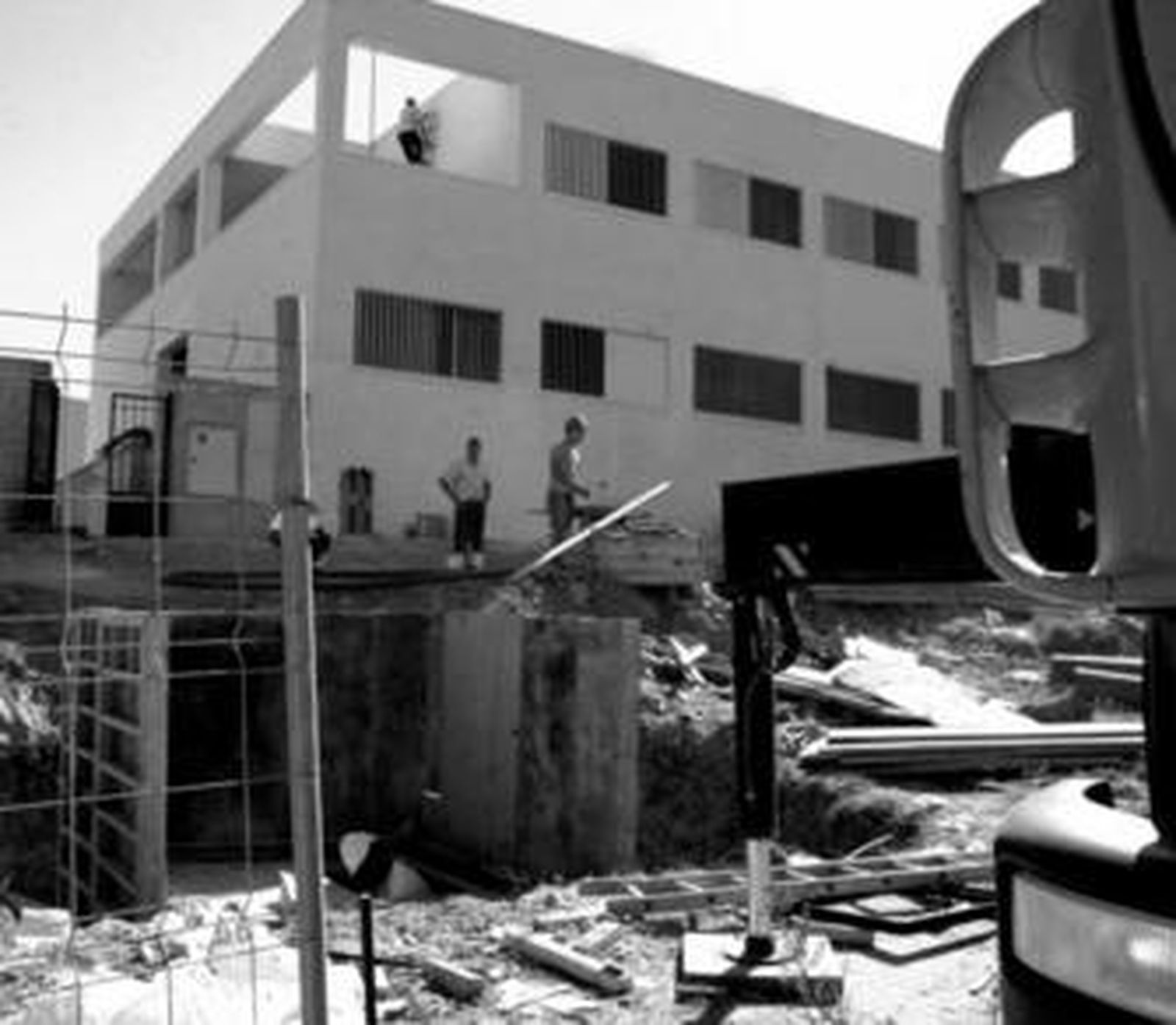 Aspecto exterior del nuevo colegio San García.