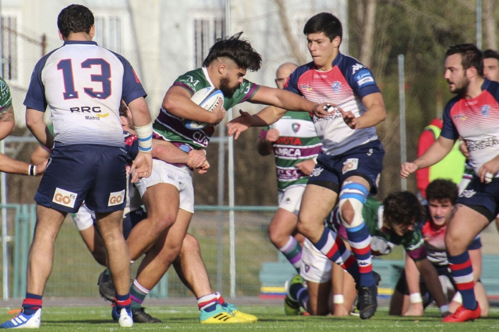 Partido del CR Málaga ante el Liceo.