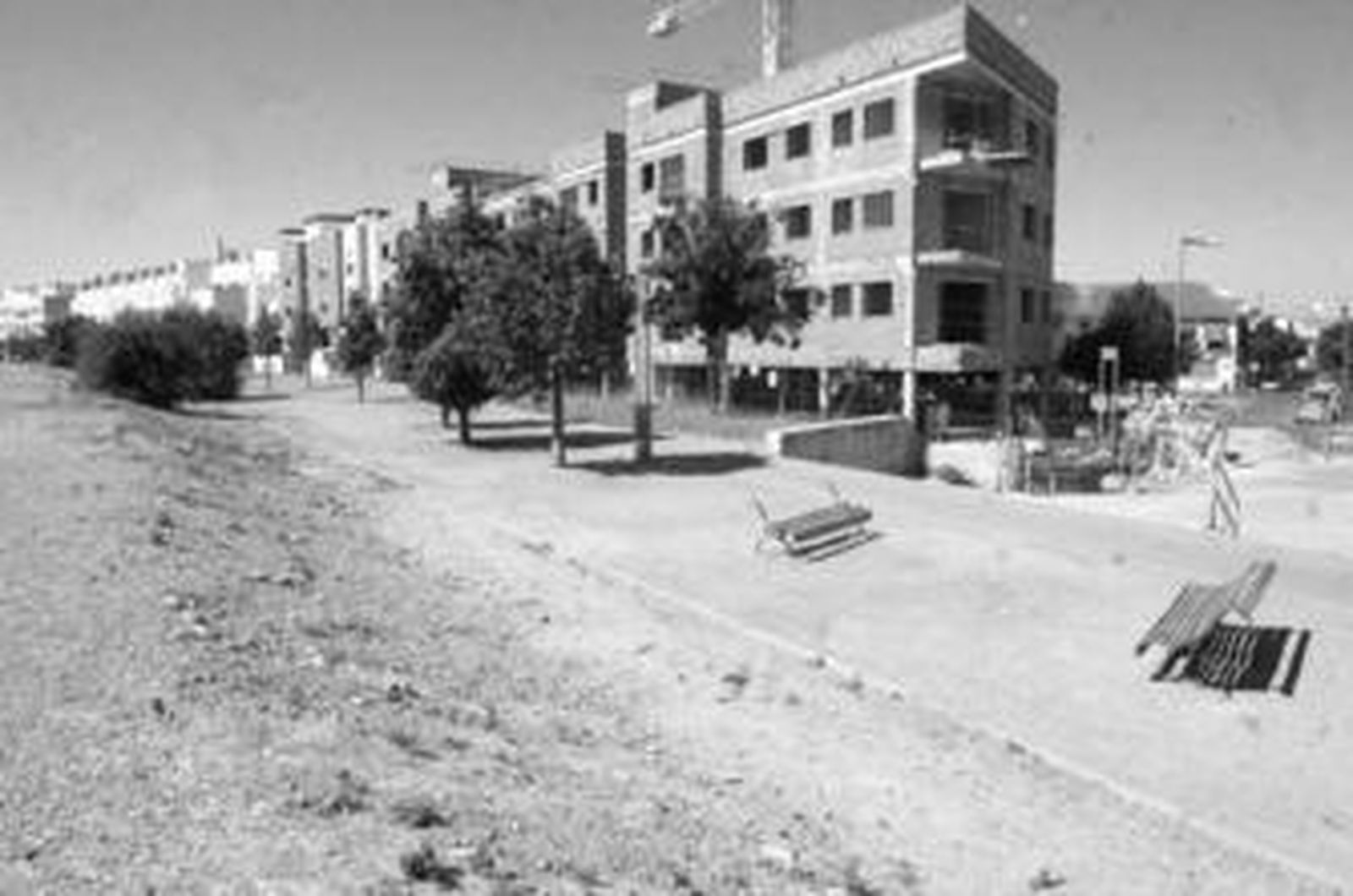 Vista de la zona terriza de la calle Acera de San Julián.