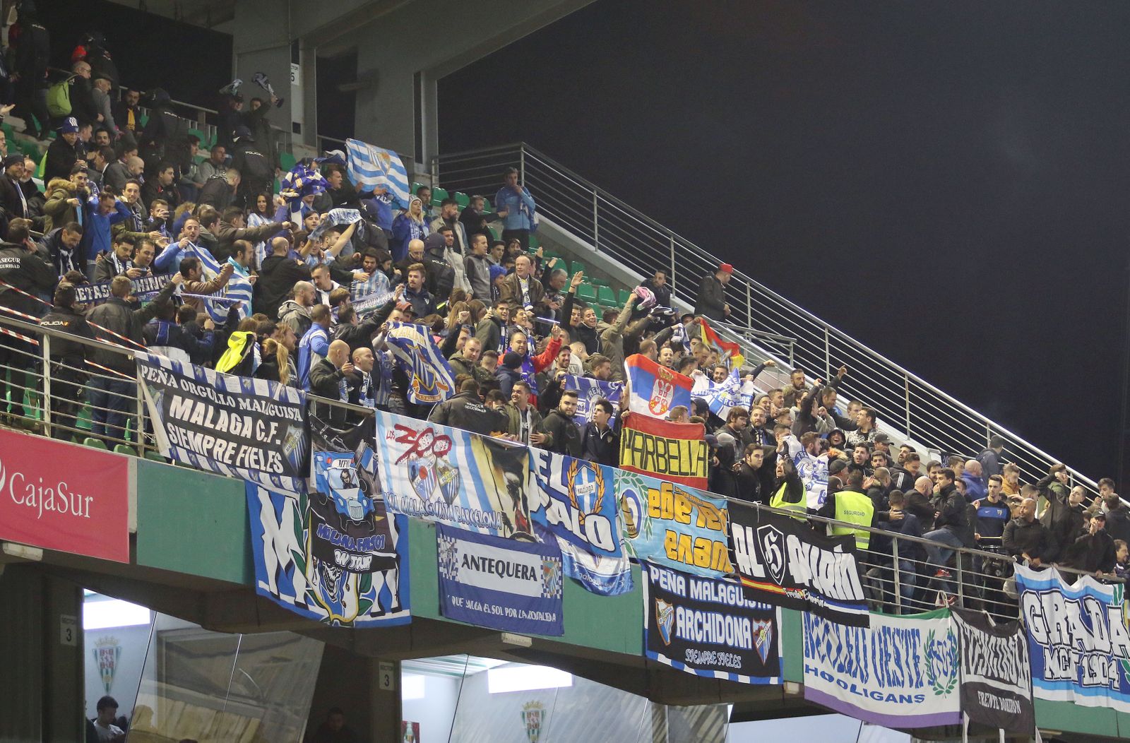 Las imágenes del Córdoba-Málaga