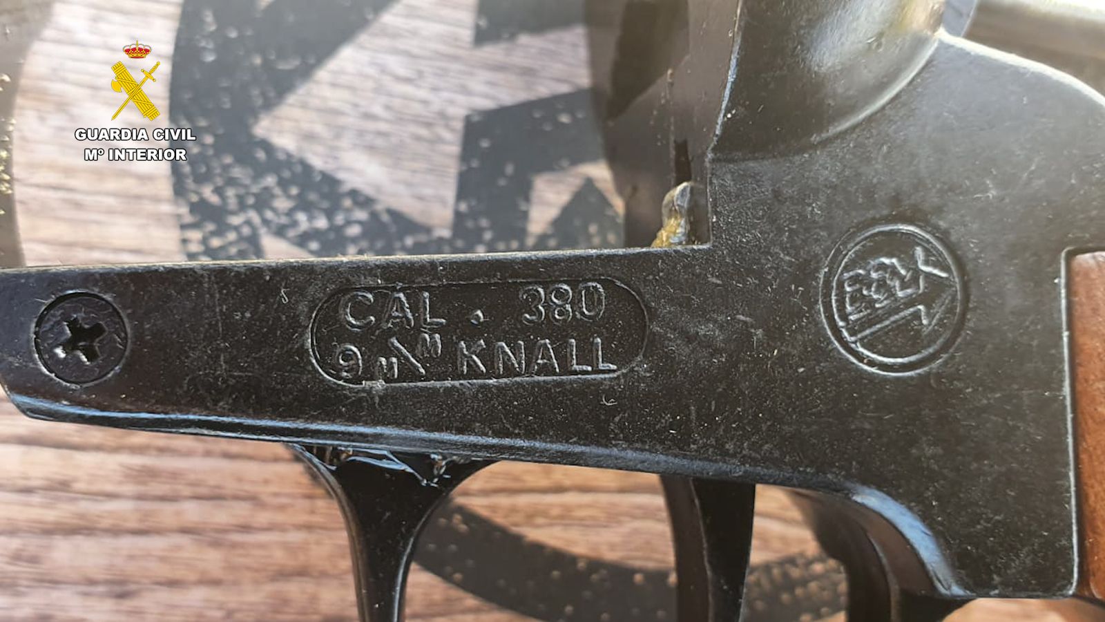 Arma intervenida.