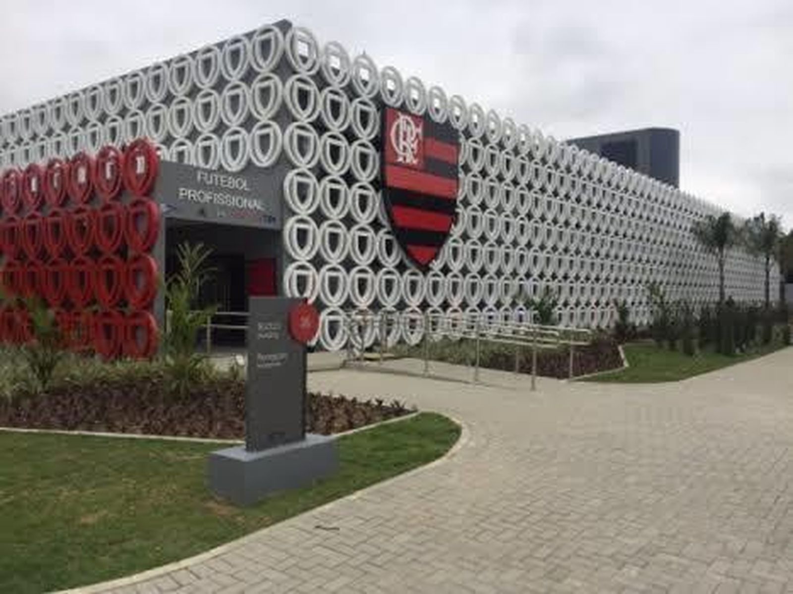 Una imagen del lugar de entrenamientos del Flamengo.