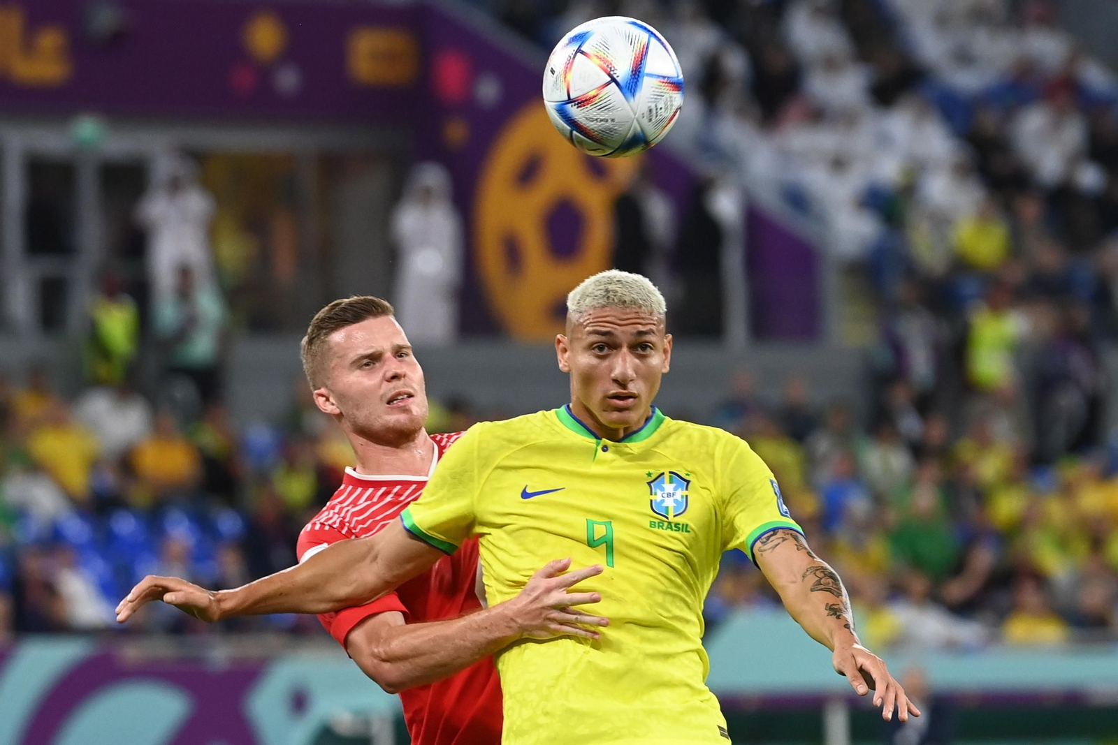 Las imágenes del Brasil - Suiza del Mundial de Qatar