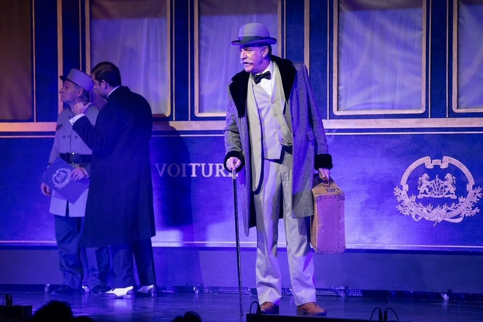 Imagen de la obra de teatro Asesinato en el Orient Express