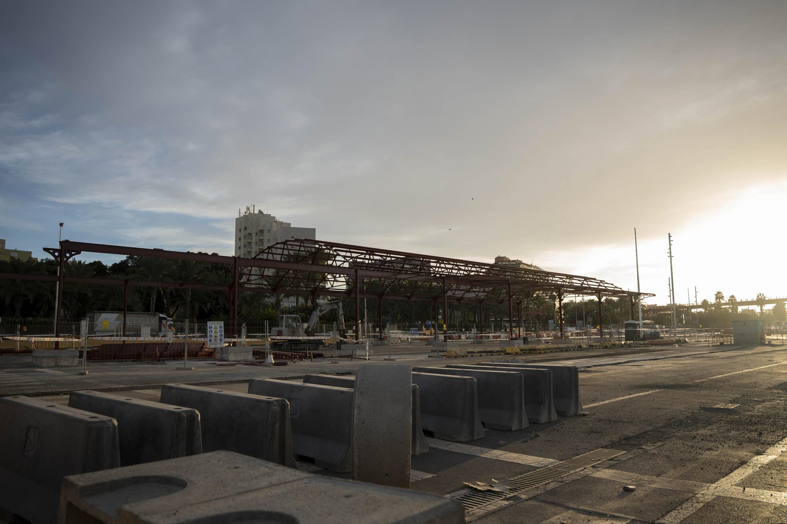 En imágenes las obras del Puerto Ciudad de Almería