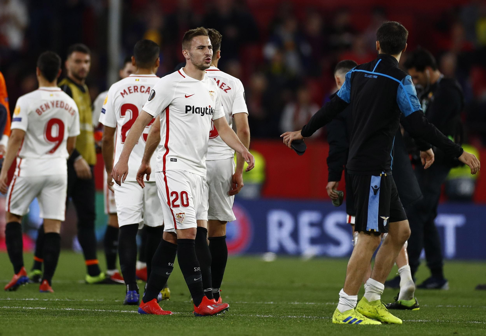 El Sevilla FC-Lazio, en imágenes