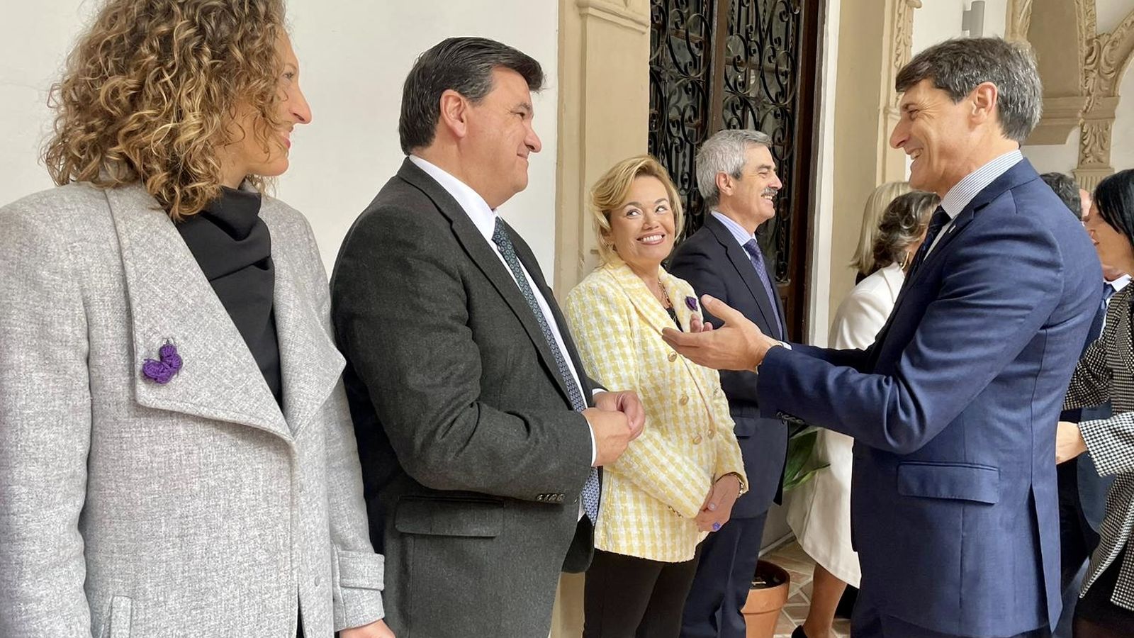 Gabriel Cruz, Alcalde de Huelva, en los Premios Menina 2022