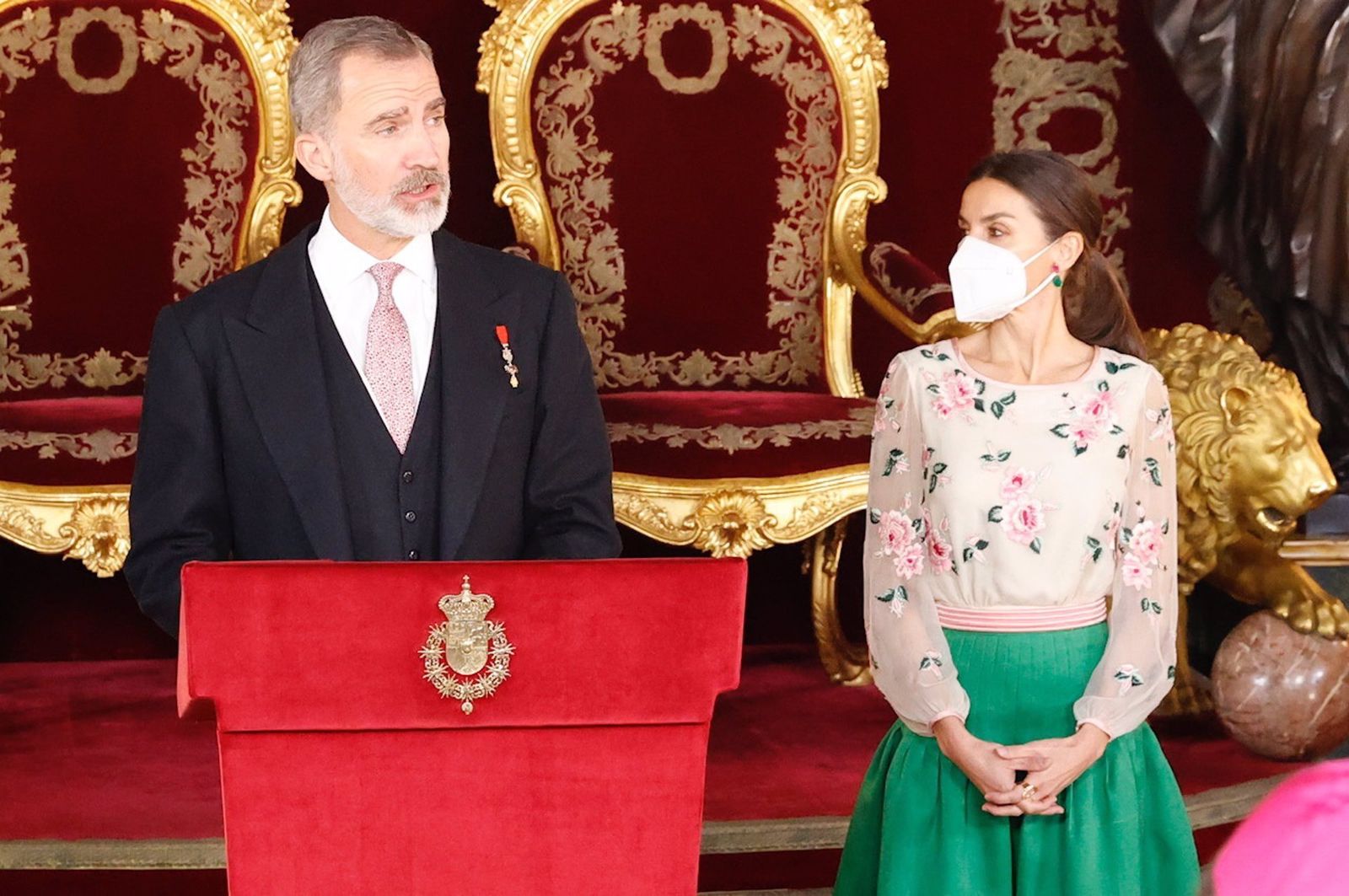 El Rey Felipe VI y la Reina Letizia