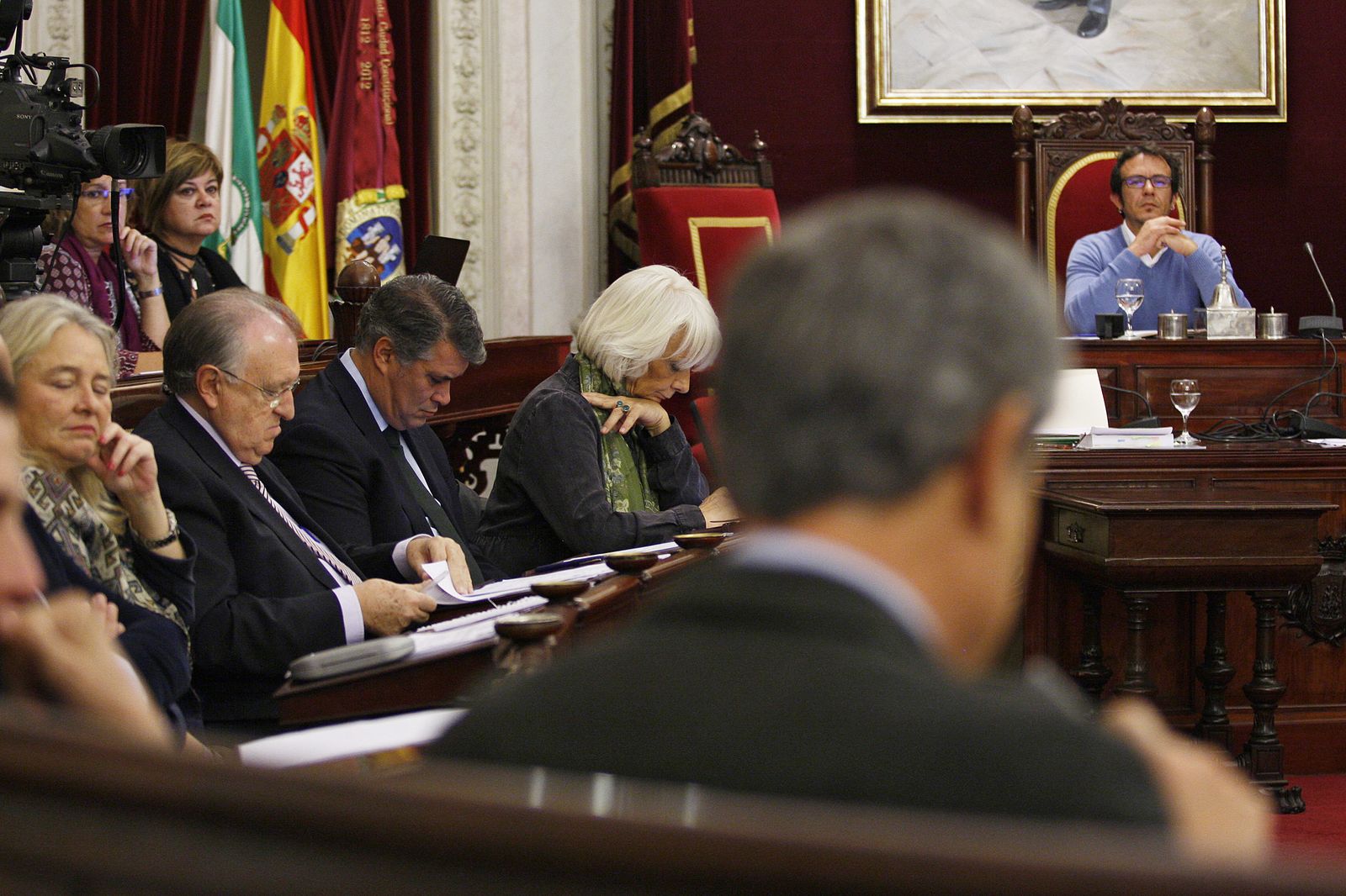 Imagen del pleno de esta mañana.