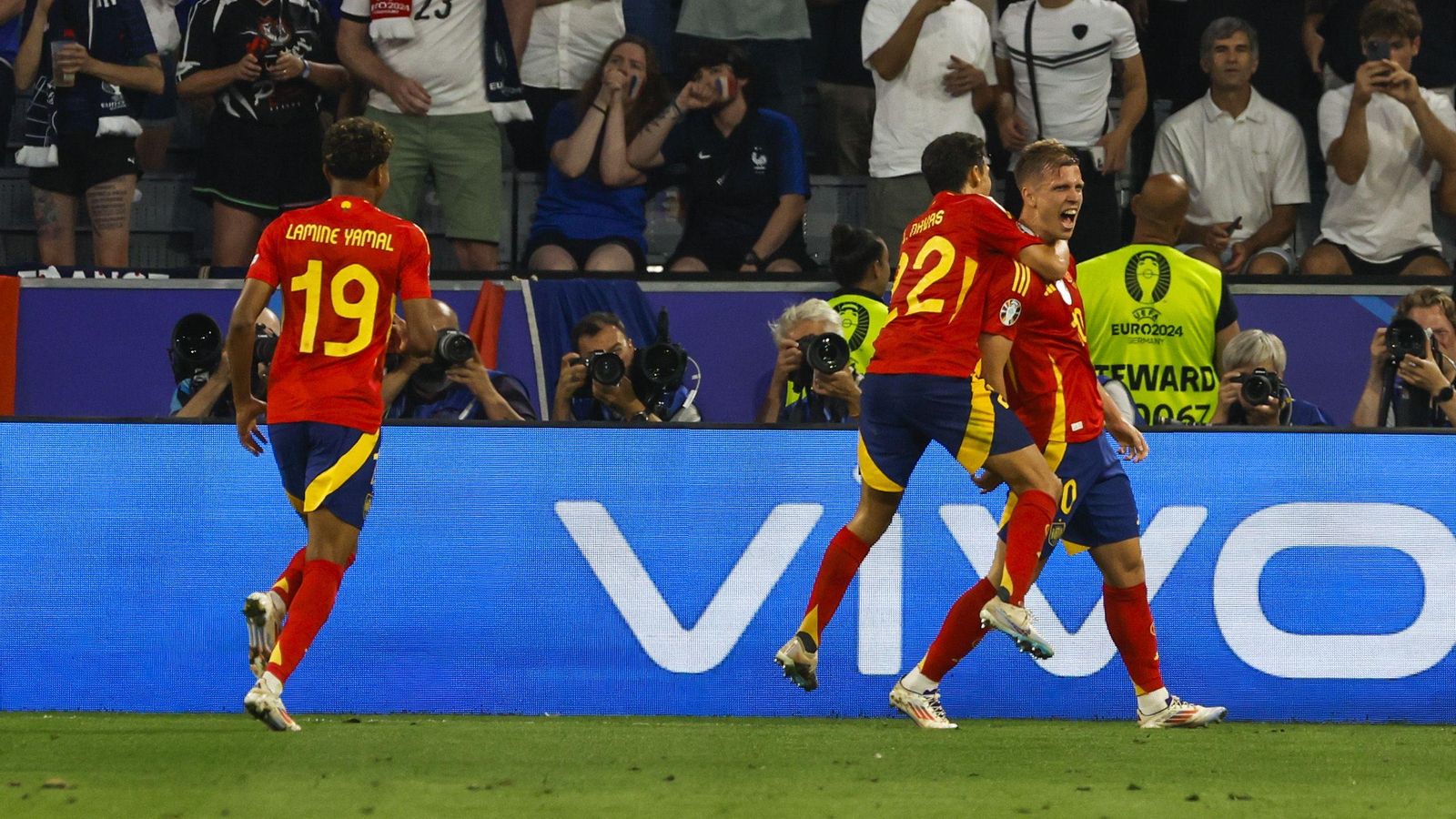 Las mejores imágenes del España - Francia
