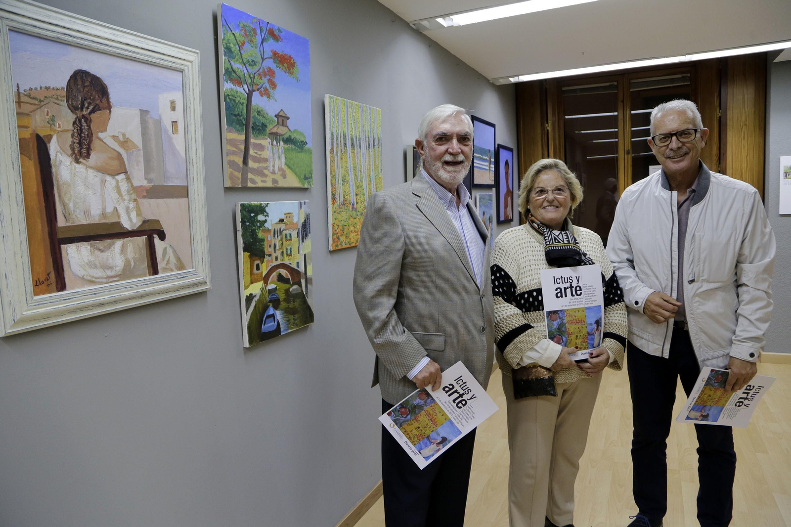 Inauguración de la exposición 'Ictus y Arte' en sala Arte a Diario