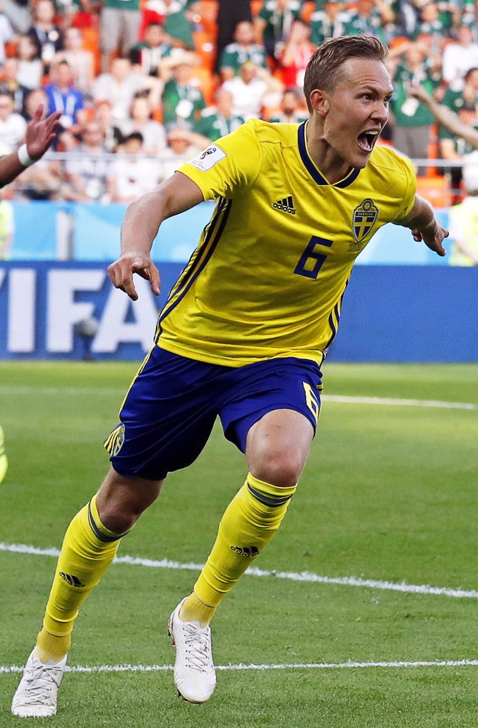 Las imágenes del México-Suecia