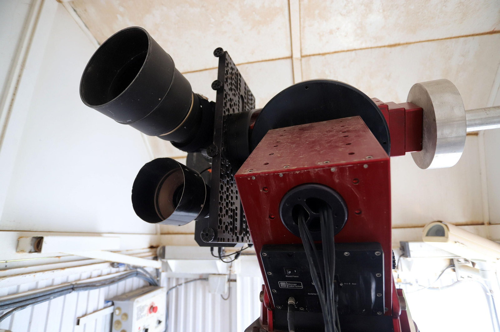 La red mundial de telescopios espaciales con sede en Huelva, en imágenes