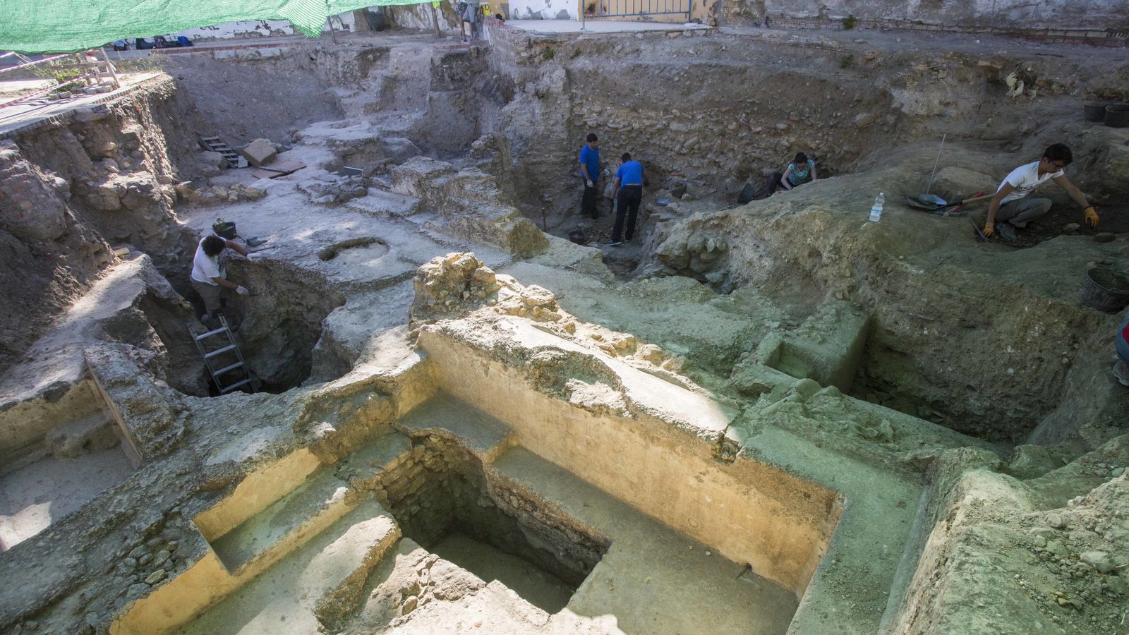 Restos romanos de termas públicas, en Carmona